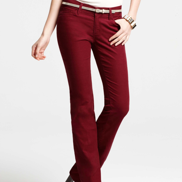 Ann Taylor Signature Slim Corduroy Pants - Picture 1 of 5